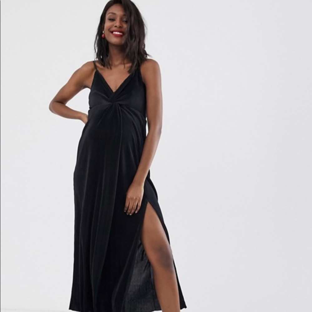 ASOS Maternity twist front dress